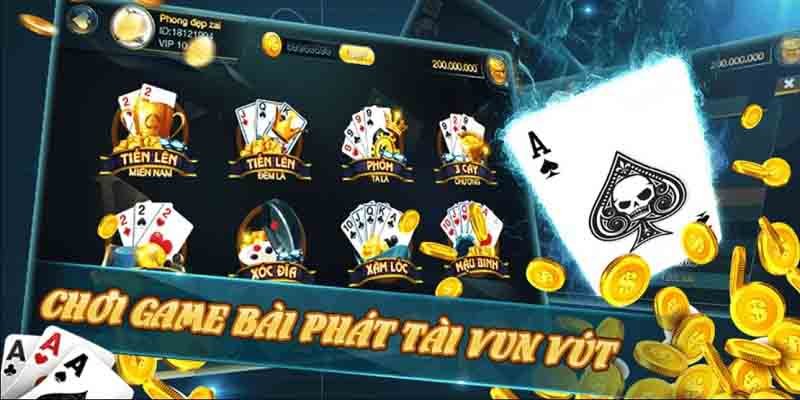 Danh sách các sảnh game bài được yêu thích nhất